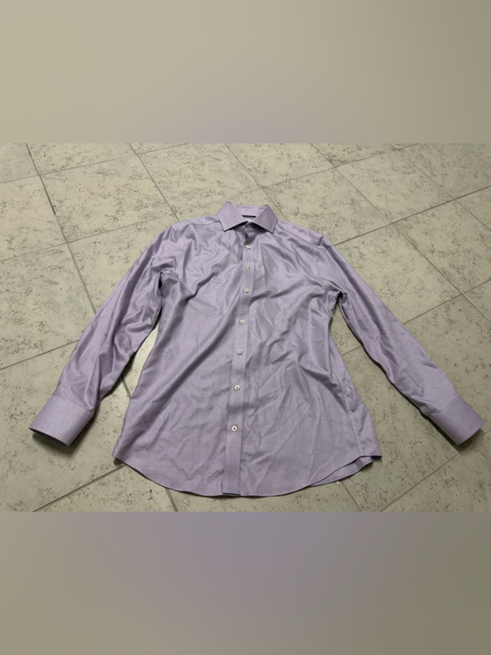 Charles Tyrwhitt Lavender Dress Shirt - lavender Neck size 16.5